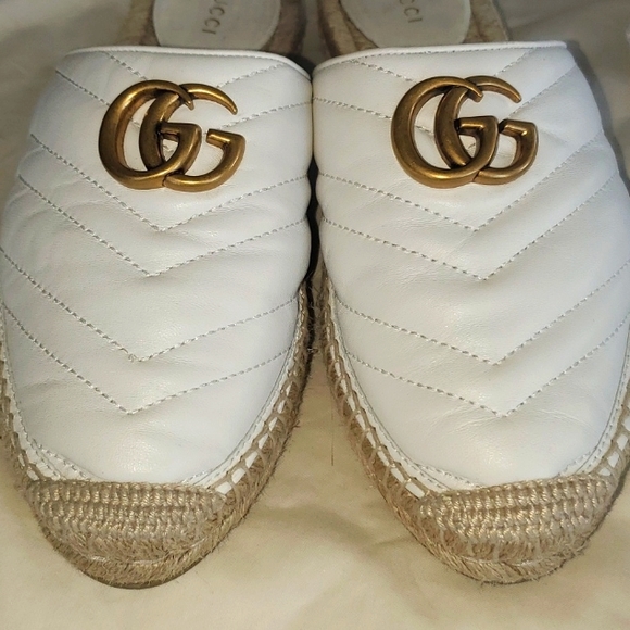 COPY - Gucci Leather Espadrille/Mule with Double G - Picture 9 of 9
